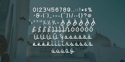 Sharifa Font Poster 9