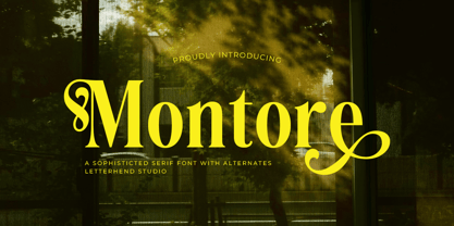 Montore Font Poster 1