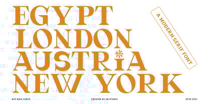 Gilrey Font Poster 2