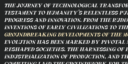 Gilrey Font Poster 5