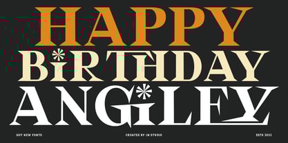 Gilrey Font Poster 3