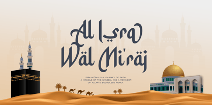 Al Qolam Font Poster 2