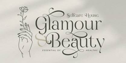 Athena SS Font Poster 5