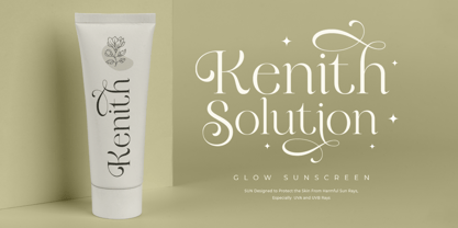 Athena SS Font Poster 4