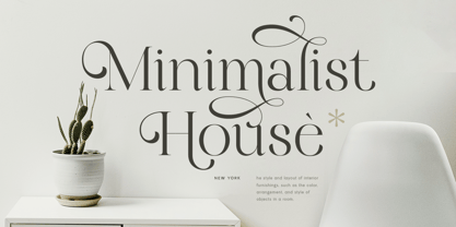 Athena SS Font Poster 8