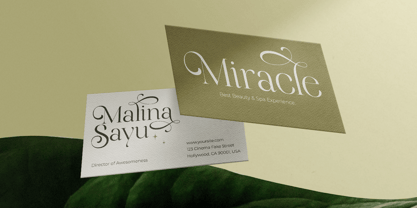 Athena SS Font Poster 3