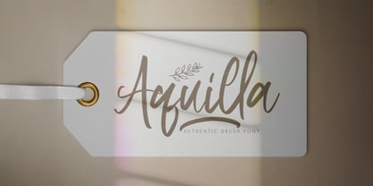 Aquilla Font Poster 1