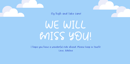 Romeli Sky Font Poster 5