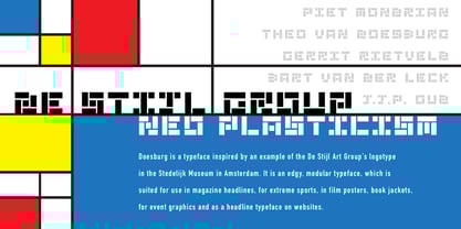 Doesburg Font Poster 2
