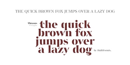 Thrasos Font Poster 4