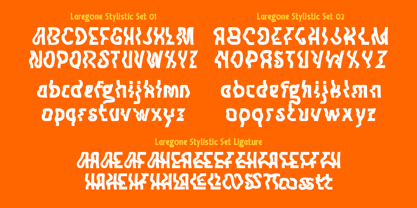 Laregone Font Poster 7