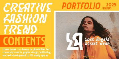 Laregone Font Poster 2