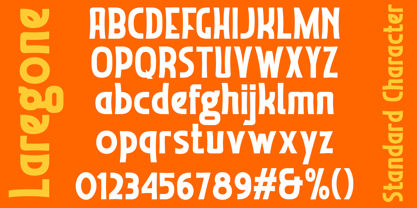 Laregone Font Poster 3