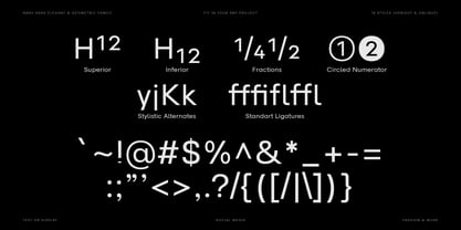 Naru Sans Font Poster 10