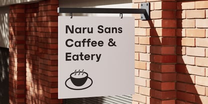 Naru Sans Font Poster 15