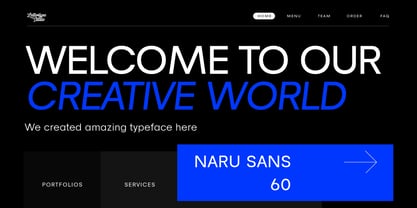 Naru Sans Font Poster 14