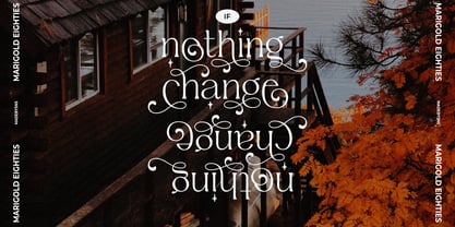 Marigold Eighties Font Poster 4