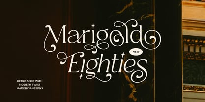 Marigold Eighties Font Poster 1