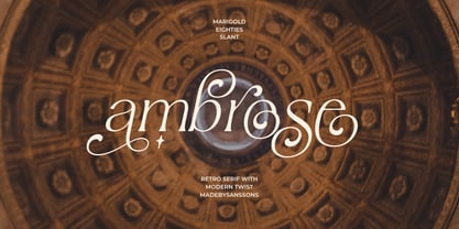 Marigold Eighties Font Poster 5