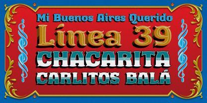 Caminito Font Poster 4