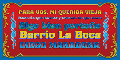 Caminito Font Poster 6