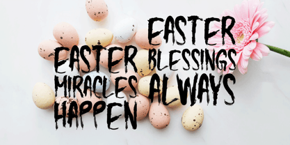Angelic Easter Font Poster 2
