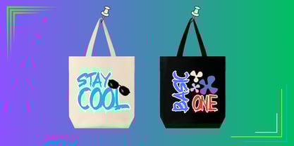 Ink Streak Font Poster 2