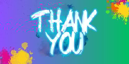 Ink Streak Font Poster 6