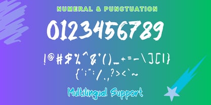 Ink Streak Font Poster 5