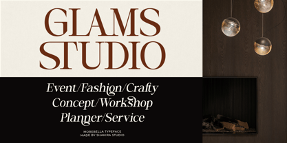 Morebella Font Poster 5