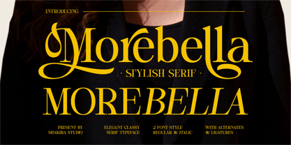 Morebella Font Poster 1