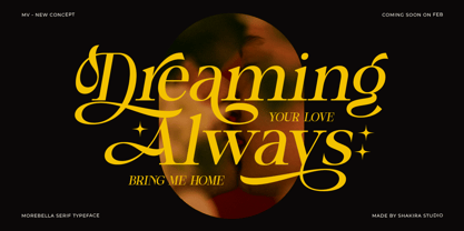 Morebella Font Poster 3