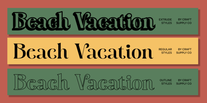 Adevas Font Poster 8