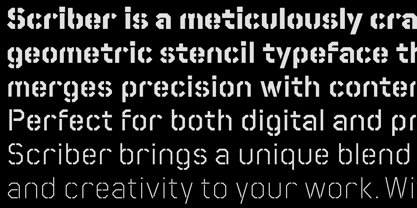 Scriber Font Poster 5