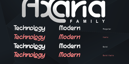 Axaria Font Poster 10