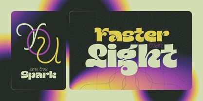 Gravity Shift Font Poster 3