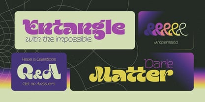 Gravity Shift Font Poster 2