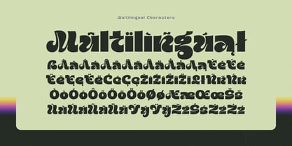 Gravity Shift Font Poster 7