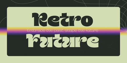 Gravity Shift Font Poster 4