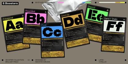 Booster Font Poster 6