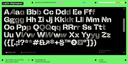 Booster Font Poster 5