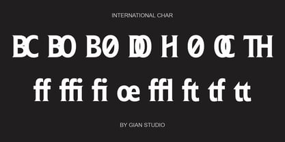 Ginfitanle Font Poster 9