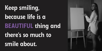 Ginfitanle Font Poster 10