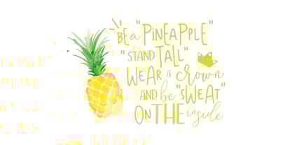 Summer Lemonade Font Poster 5