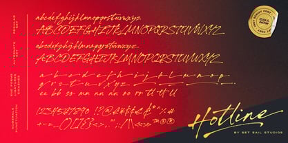 Hotline Font Poster 7