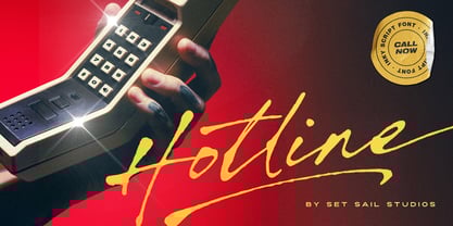 Hotline Font Poster 1
