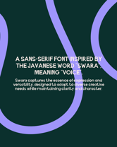 Swara Typefont Font Poster 8