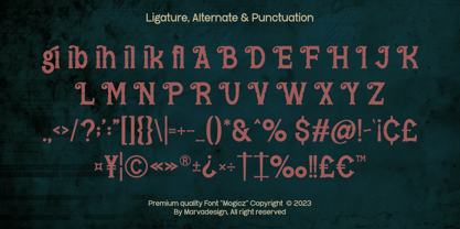 Mogicz Font Poster 6