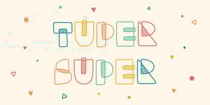 Tuper Super Font Poster 1