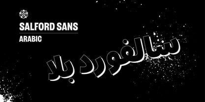 Salford Sans Arabic Font Poster 3